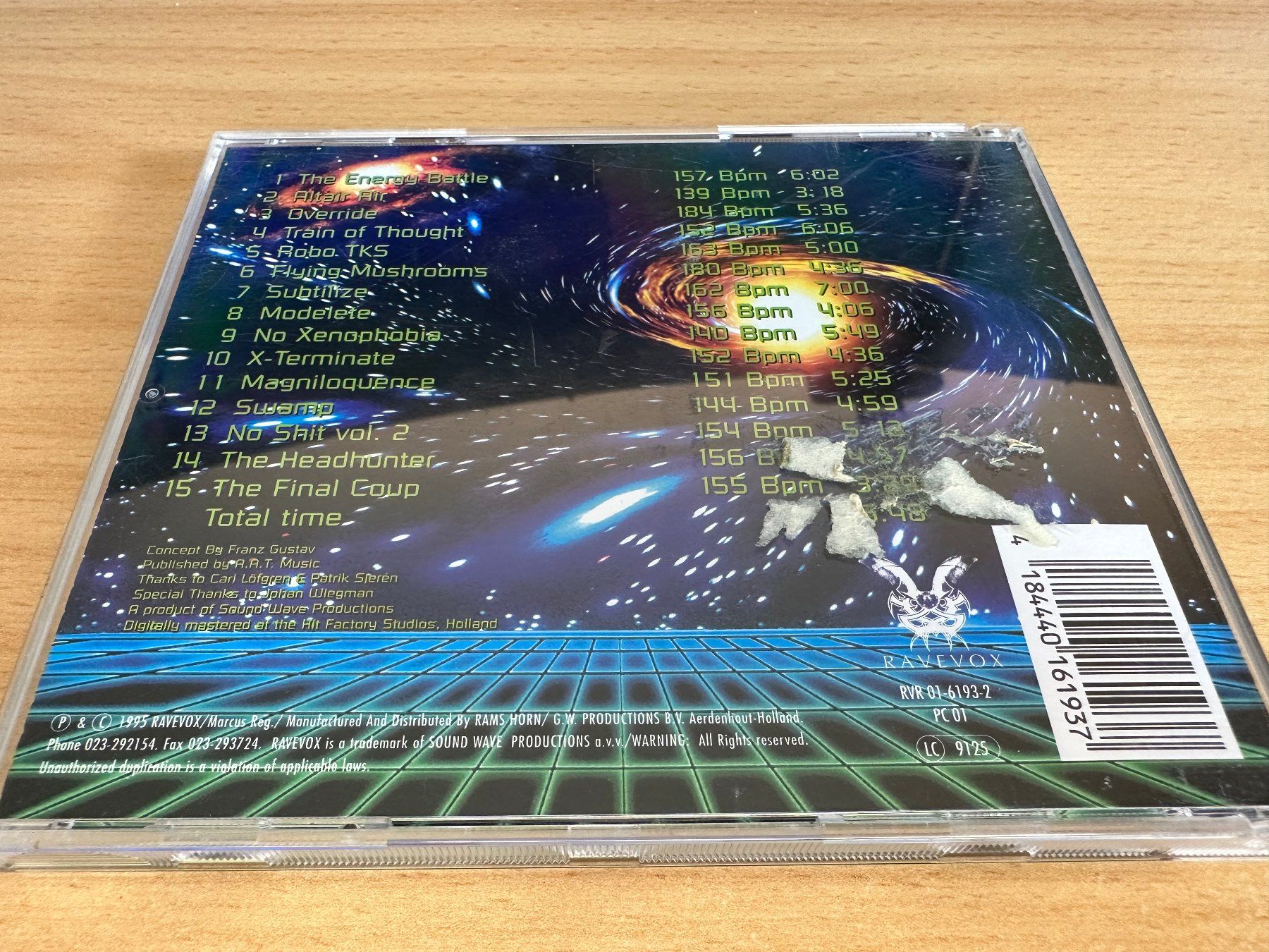 CD: Various – Techno Rave Masters – Usato da Rikon im Tösstal venduto da Alpenmutz 1