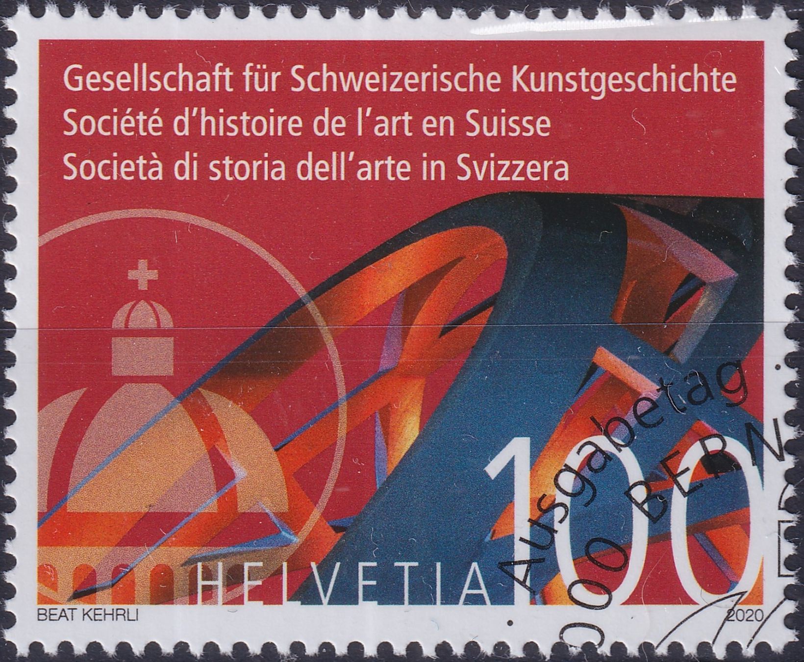 Tutti i francobolli: 2020, Nr.1782 (Kunstgeschichte) mit Ersttags-Eck-Stempel. – Usato da Sursee venduto da Luzernerraute