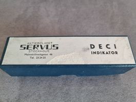 "Deci Indikator" historisches Feinmessinstrument Schweden
