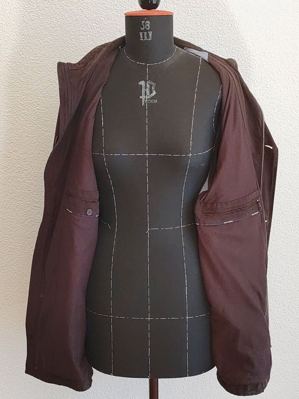 C&A Giacche: braune Herren- Jacke, Gr. 48 – Usato da Strengelbach venduto da Phorensic_30 4