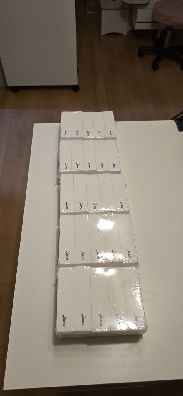 Künstliche Fingernägel: Nail Buffer 5 x 10er Pack 100er Körnung NEU – Neu und originalverpackt aus Hüttikon von Sybille91