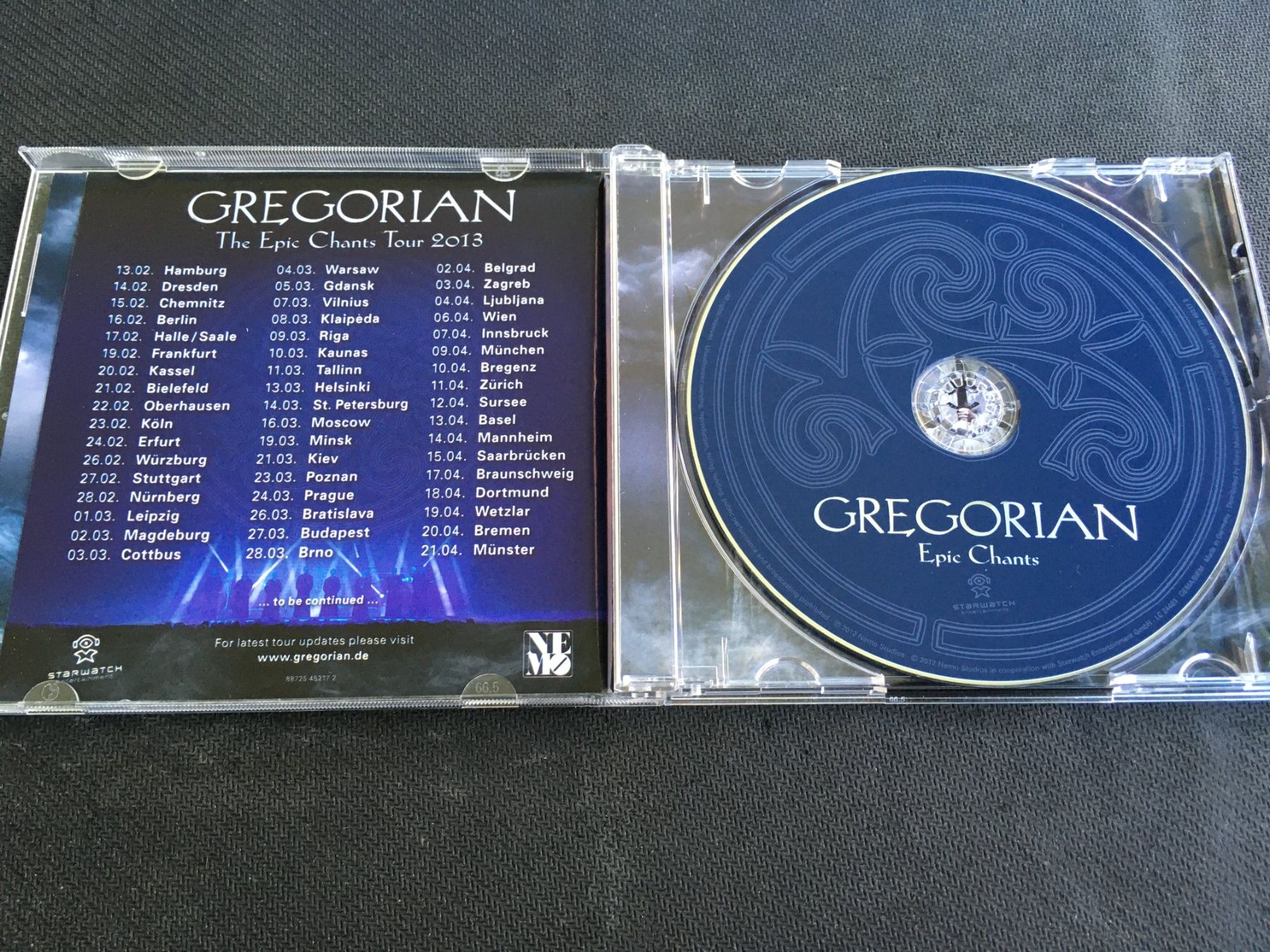 CD: Gregorian - Epic Chants -CD- – Usato da St.Gallen venduto da MedienJoe 1