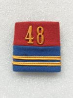 Schulterpatte Oberleutnant Abteilung 48