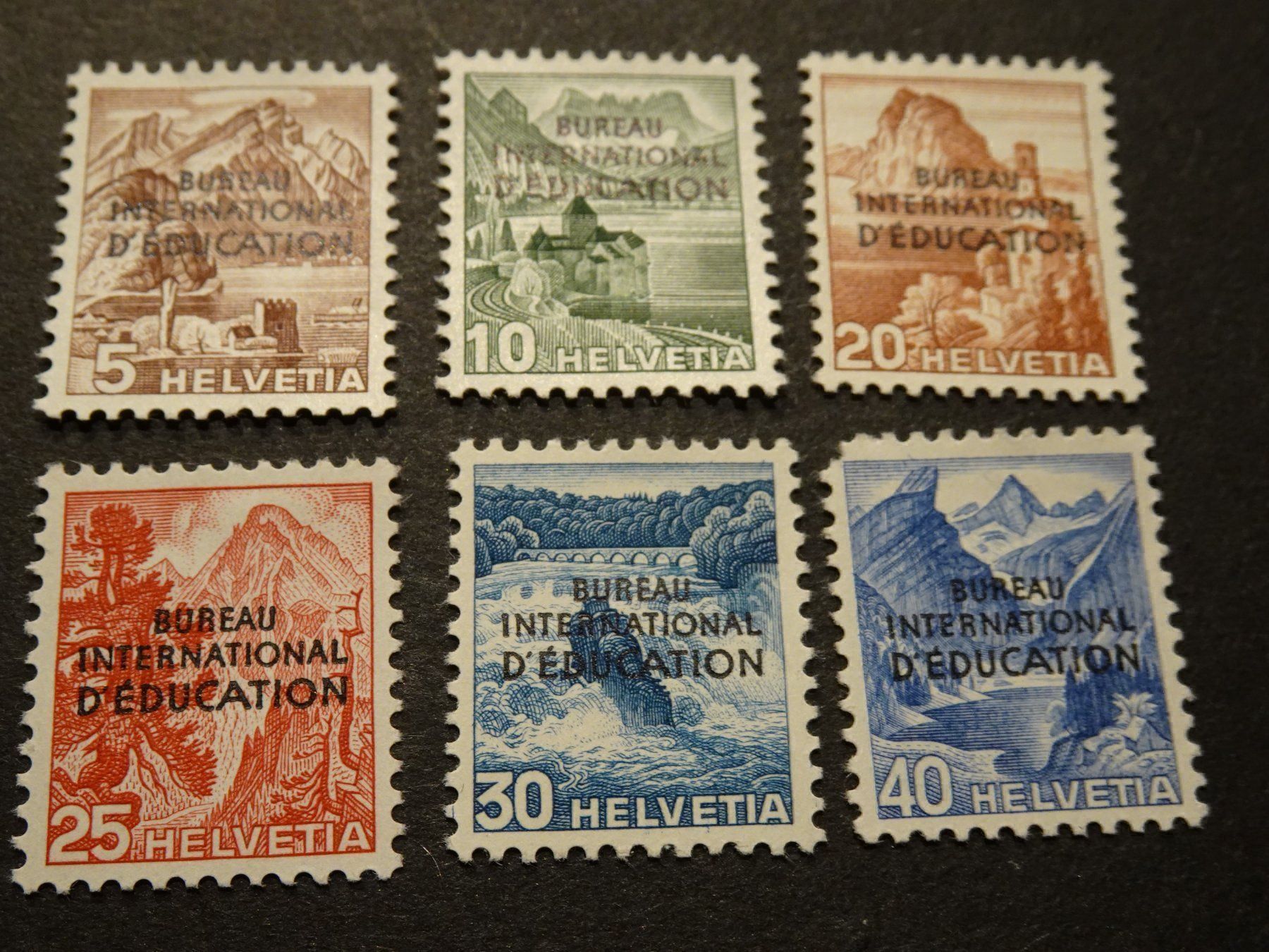 Alle Briefmarken: 1948, BUREAU INTERNATIONAL D'EDUCATION – Gebraucht aus Eschenbach SG von eDaisy