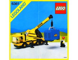 Lego 6361 Mobiler Kran / Mobile Crane (1986) RAR!