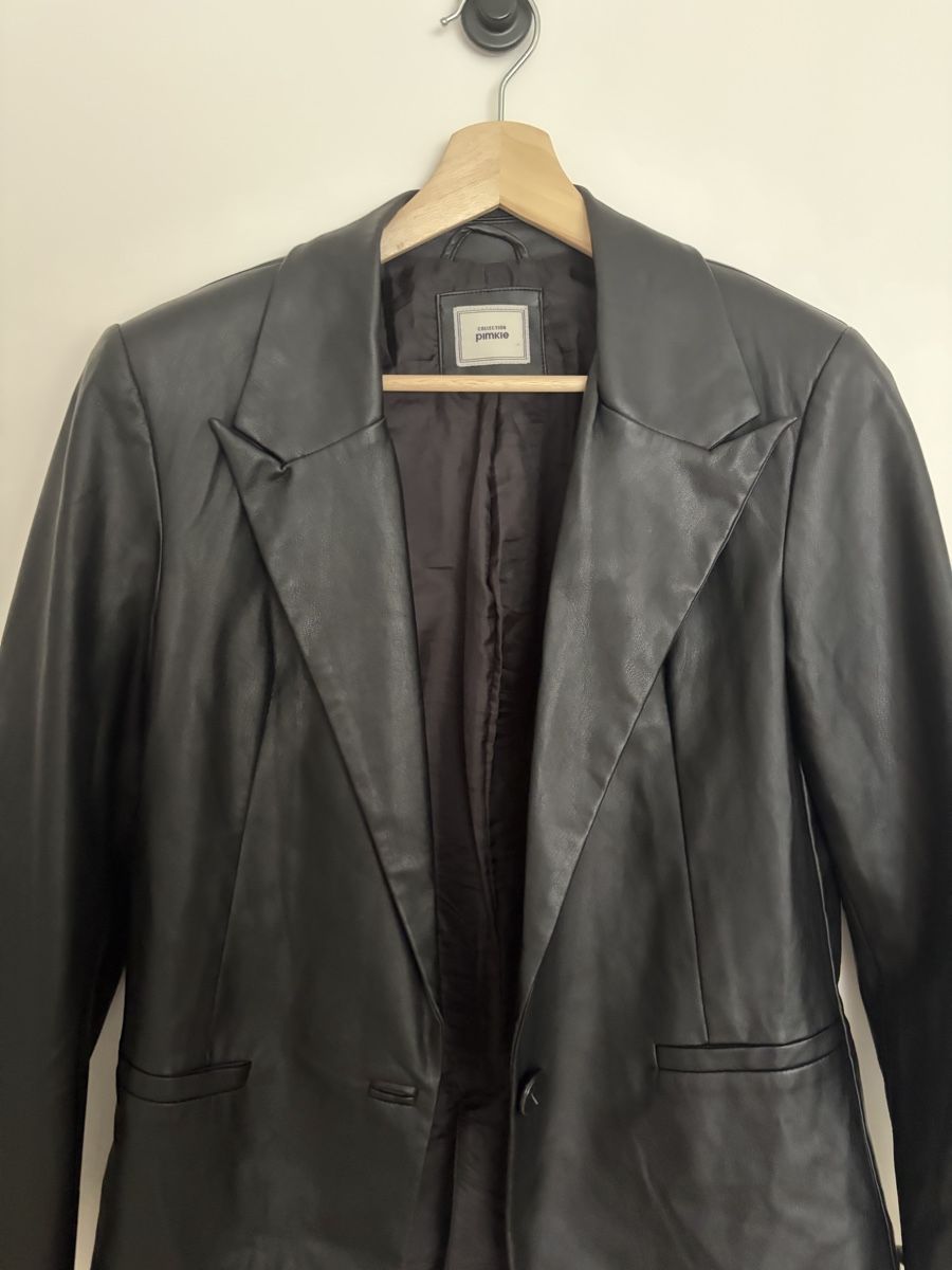 Giacche: Faux leather blazer jacket  – Usato da Zürich venduto da cha_l8t5 1