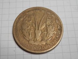 Französisch-Westafrika 25 Franken, 1956