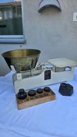 Vintage Krups 5 kg Küchenwaage mit Messingschale & Gewichten