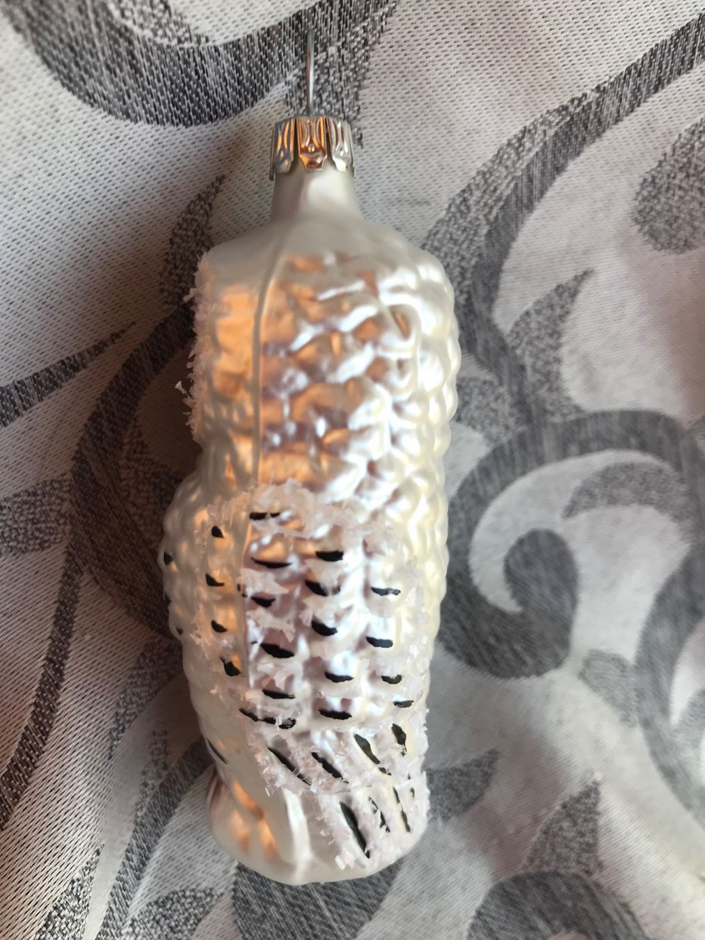 Tutte le decorazioni: Eule Schneeeule Vogel  aus Lauscha Christbaumschmuck – Nuovo e nell'imballaggio originale da Alpnach Dorf venduto da marvo 2