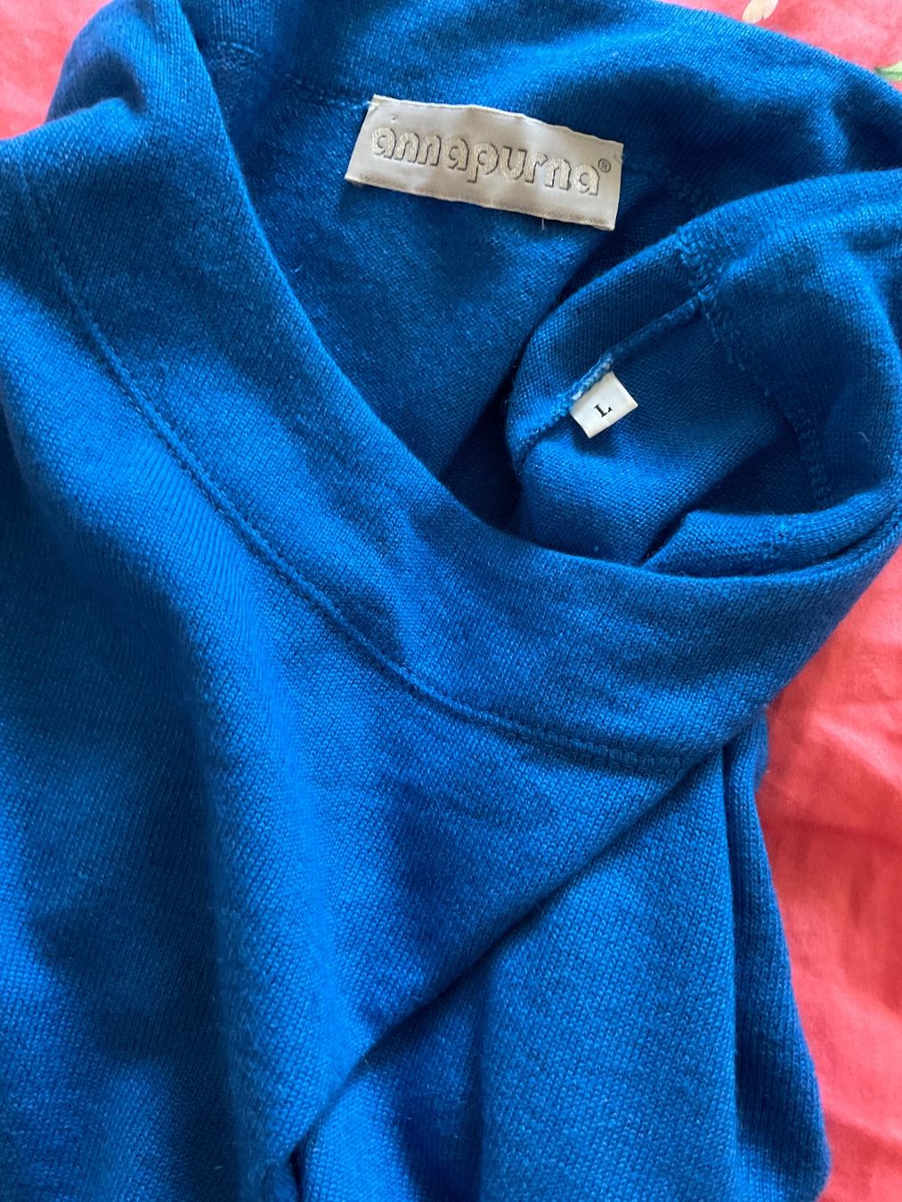 Maglioni & Felpe: ANNAPURNA 65% Kaschmir 35% Seide Pullover Gr L Royalblau – Usato da Urdorf venduto da alda02 7