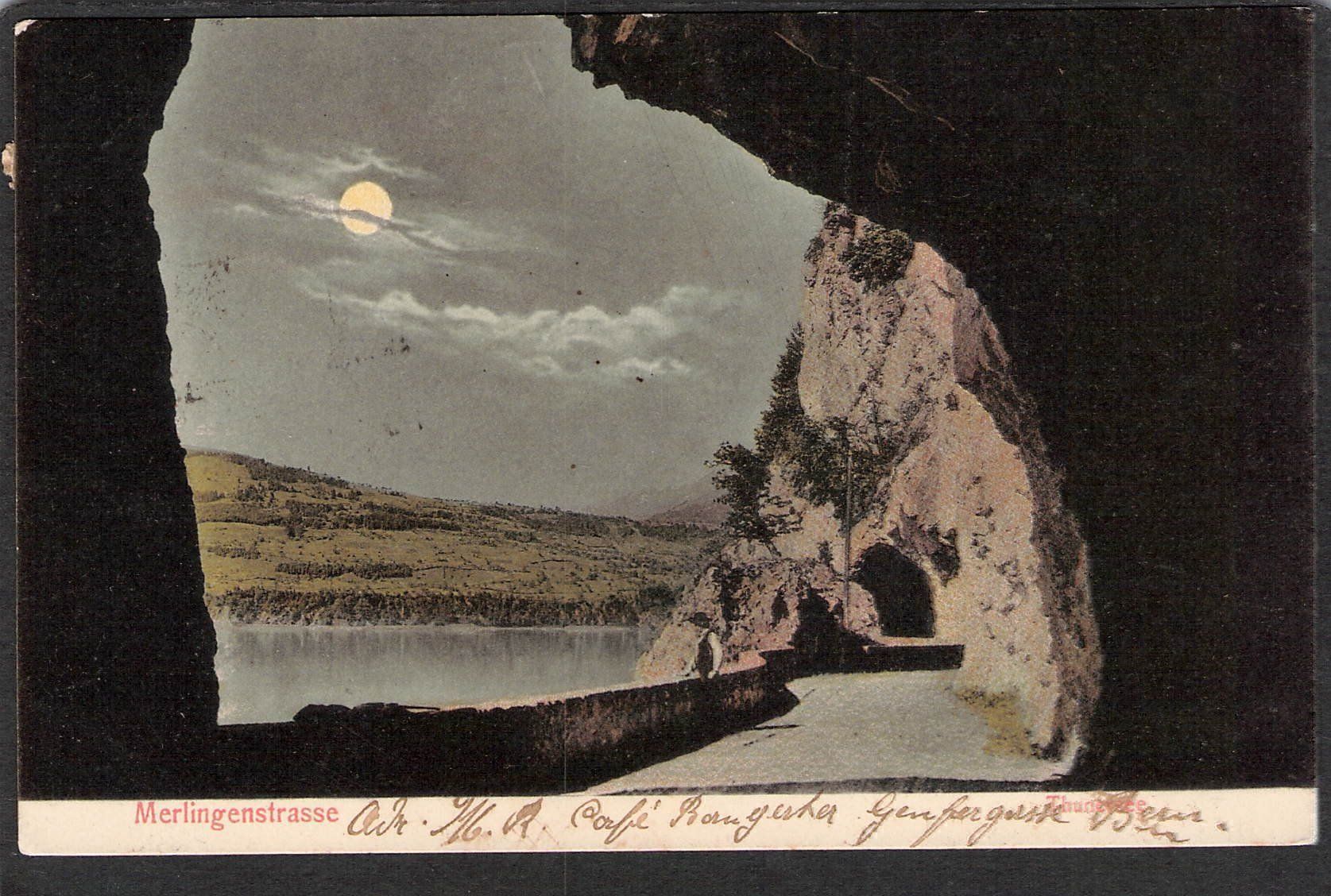 Cartoline postali: ,Merlingenstrasse , 1909 – Usato da Reichenburg venduto da ibiza18