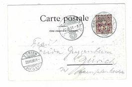 Tir Federal 1898 auf Karte nach Zürich q4
