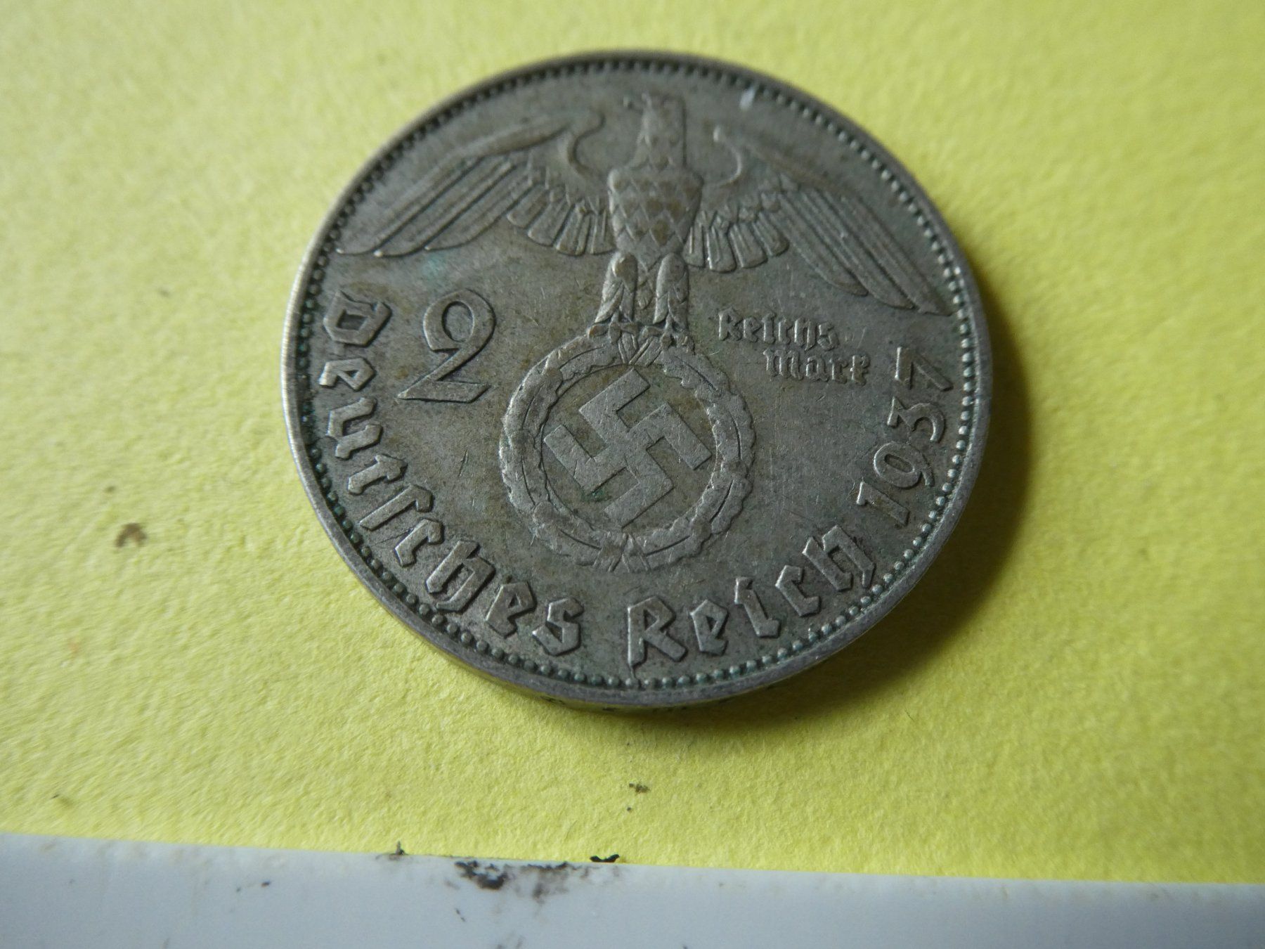 Tutti le monete: Dt. Reich 1937 D, 2 Reichsmark - Silber – Usato da Hinterforst venduto da Rohusri 1