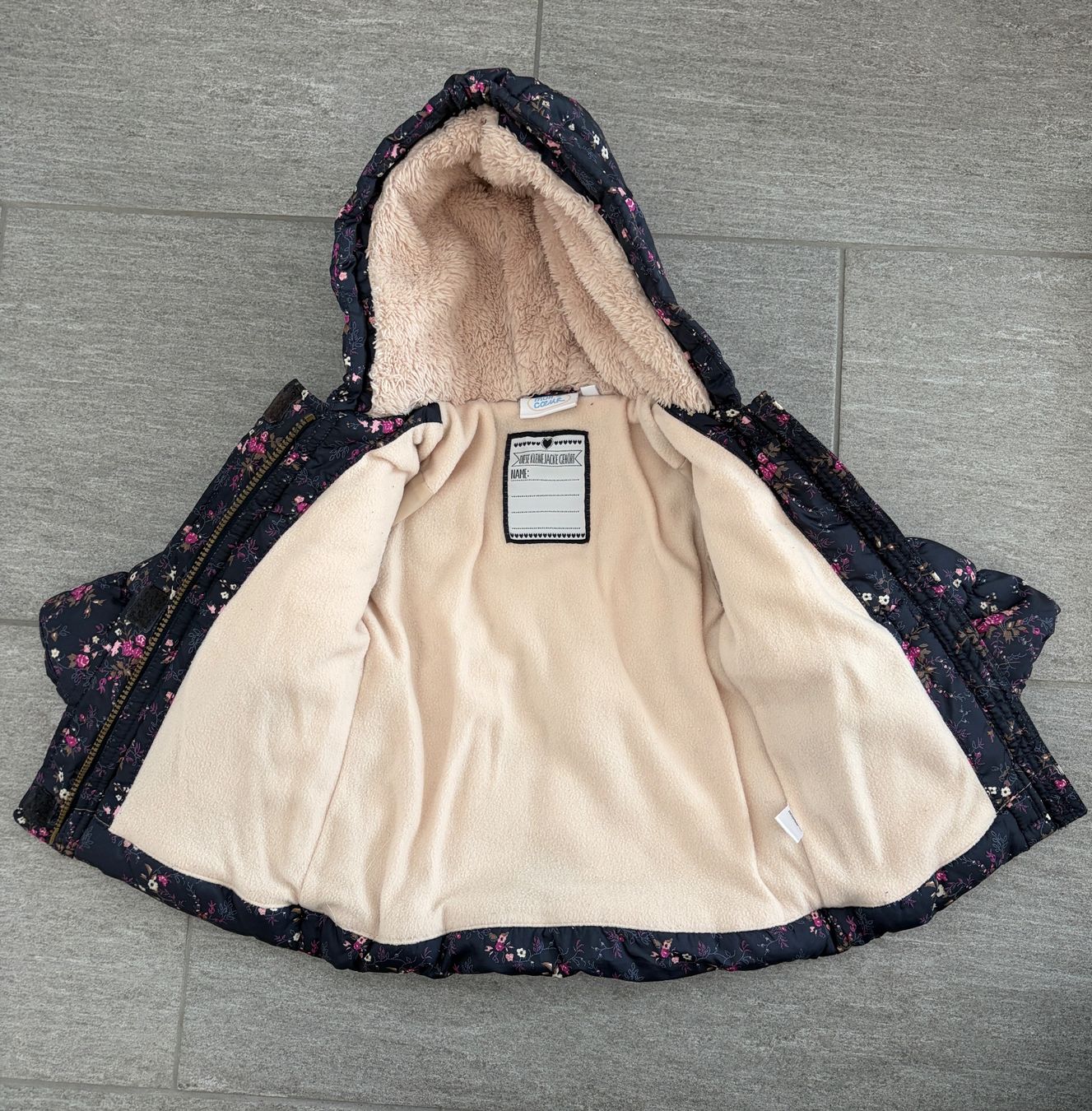 Giacche & Cappotti: Winterjacke Mädchen, Grösse 74, Blumenmuster – Usato da Gipf-Oberfrick venduto da Womek 2