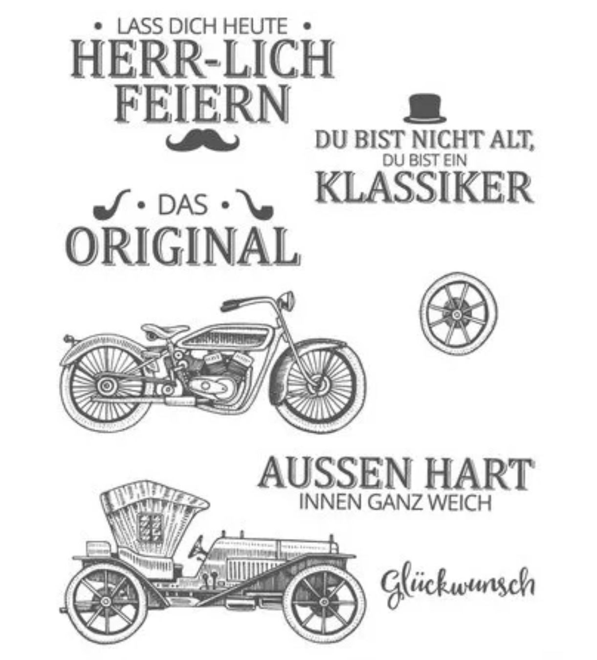 Timbri: Silikonstempel Das Original – Nuovo e nell'imballaggio originale da Kaltbrunn venduto da schere-stein-papier