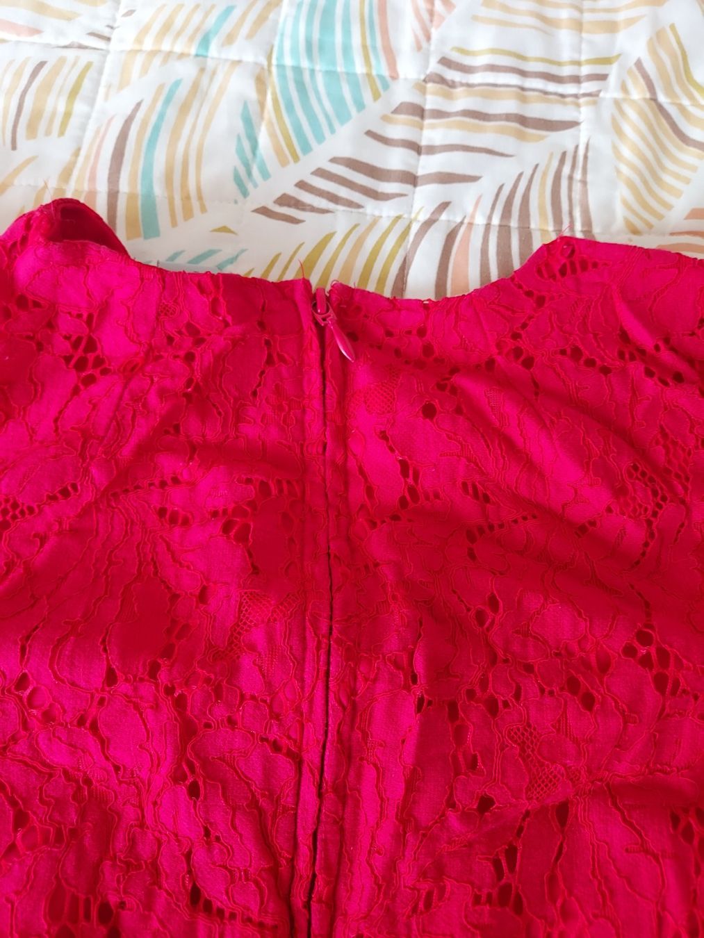 Kleider: Wunderschönes rotes Sommerkleid mit Innenfutter Grösse EU42 – Gebraucht aus Zeiningen von elcanaja 2
