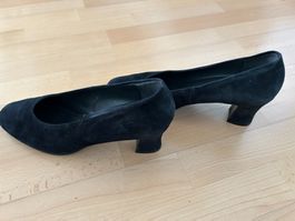 Hoegl Pumps Damen schwarz Groesse 40 gebraucht 5-8 cm