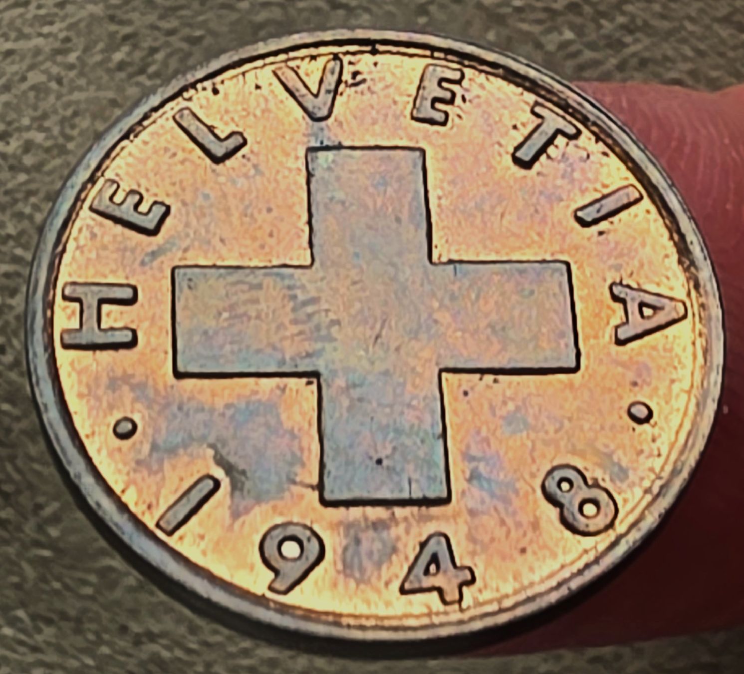 Alle Münzen: SCHWEIZ 2 RAPPEN 1948 – Gebraucht aus Winterthur von Creso70