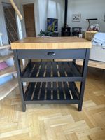 Massive Kücheninsel mit Schublade (IKEA)