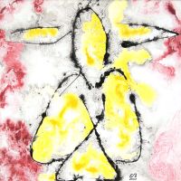 Gemälde: Gekreuzte Beine