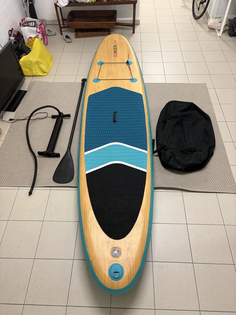 Gonser Bateaux pneumatiques & canoës: Stand Up Paddle Board Gonser.ch complete set good condition – Neuf (Voir description) à Küsnacht ZH par las_w8st