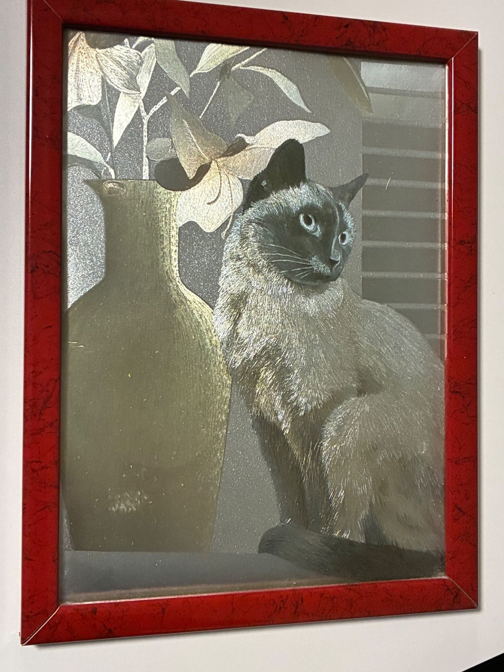 Foto & Immagini: Katzenbild gerahmt / Metallic – Usato da Horw venduto da adler65 1