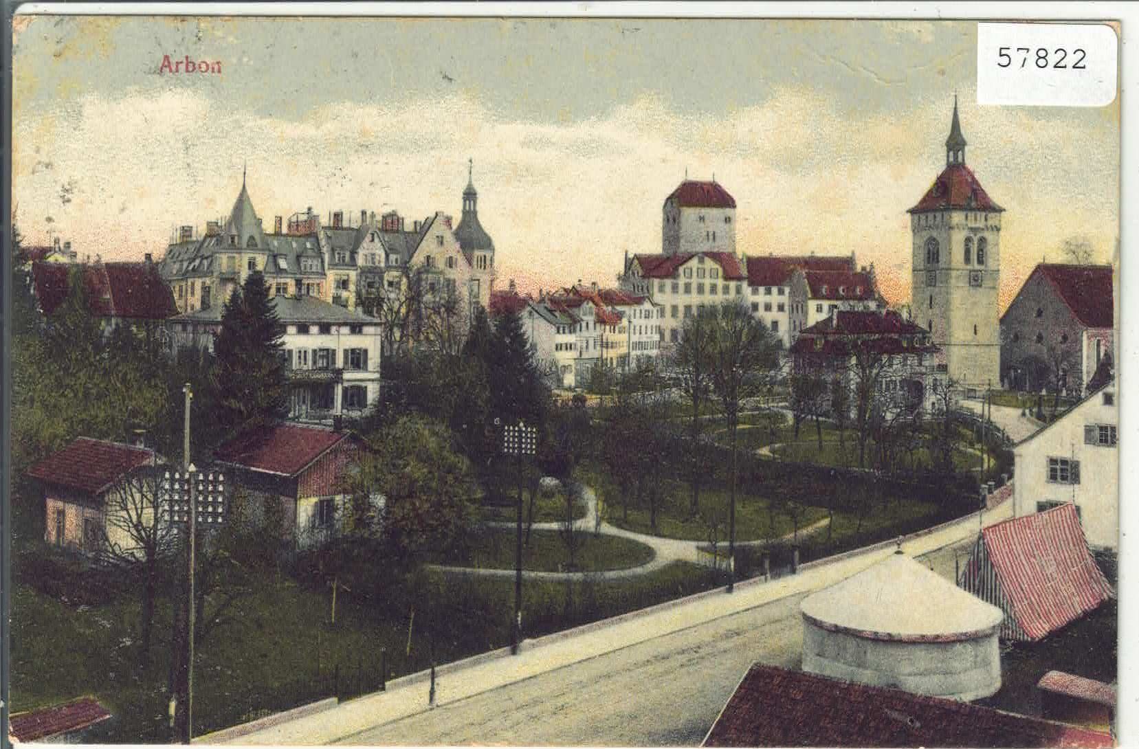 Cartes postales: Arbon - Stadtpartie - Litho – D'occasion à Ettingen par Kartenplanet
