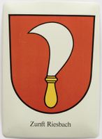 Blechpostkarte - Zürcher Zünfte - Zunft Riesbach - ZH