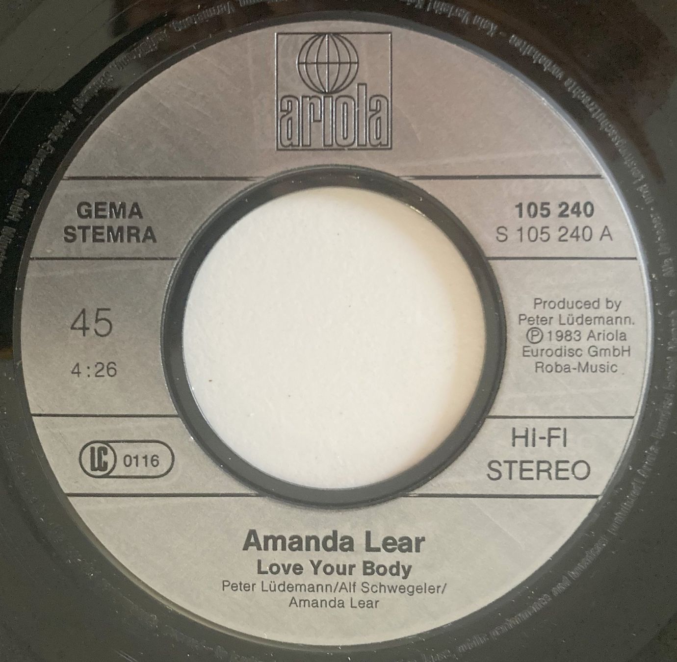 Dischi in vinile: AMANDA LEAR - LOVE YOUR BODY – Usato da Bottens venduto da hotter-than-hell 2