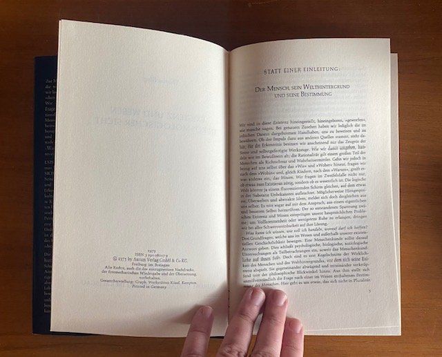 Libri: Thomas Ring: Existenz und Wesen in kosmologischer Sicht 1975 – Usato da Winterthur venduto da Pedebe 3