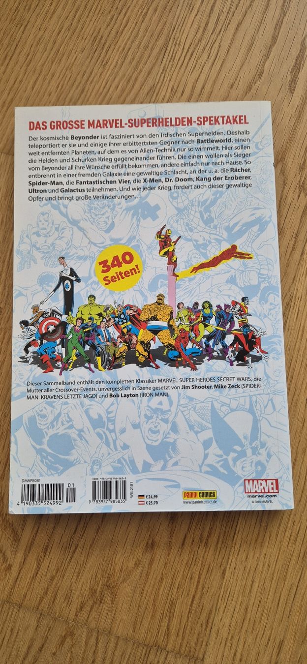 Comics: Marvel Super Heroes Secret Wars Comic neuwertig – Gebraucht aus Liebefeld von Oberson98 2