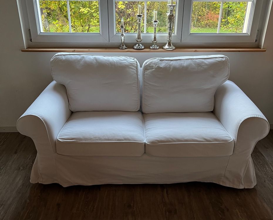 IKEA Ektorp 2erSofa Blekinge weiss Landhausstil Shabby chic Kaufen