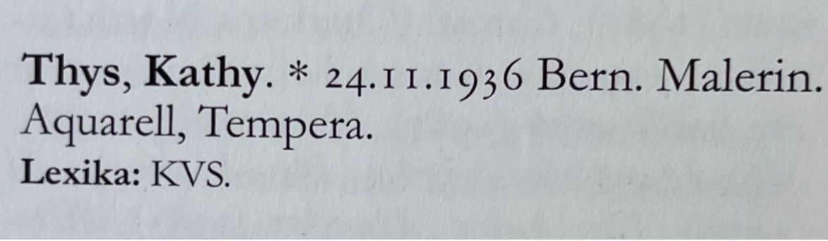 Dipinti: Thys Kathy 1936 – Usato da Grosshöchstetten venduto da Perle1951 4