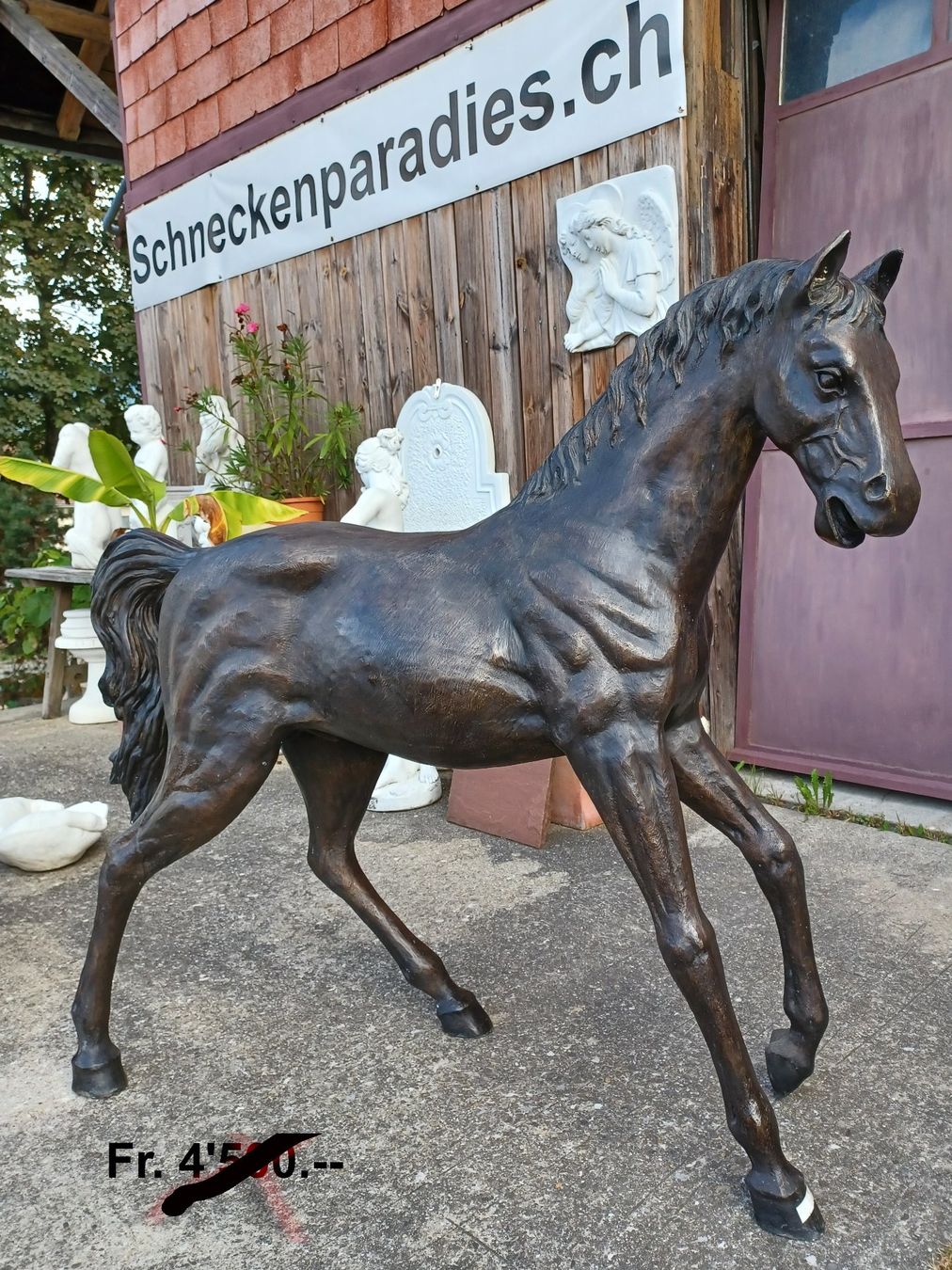Statuette: Pferd Bronze – Nuovo (secondo la descrizione) da Wangen a.Aare venduto da Schneckenparadies