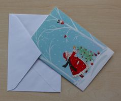 Besondere Weihnachtskarten (Doppelkarten und Kuverts) NEU