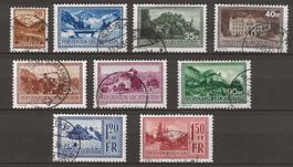 1934 : Liechtenstein Nr. 110 - 118 : KP 315.--