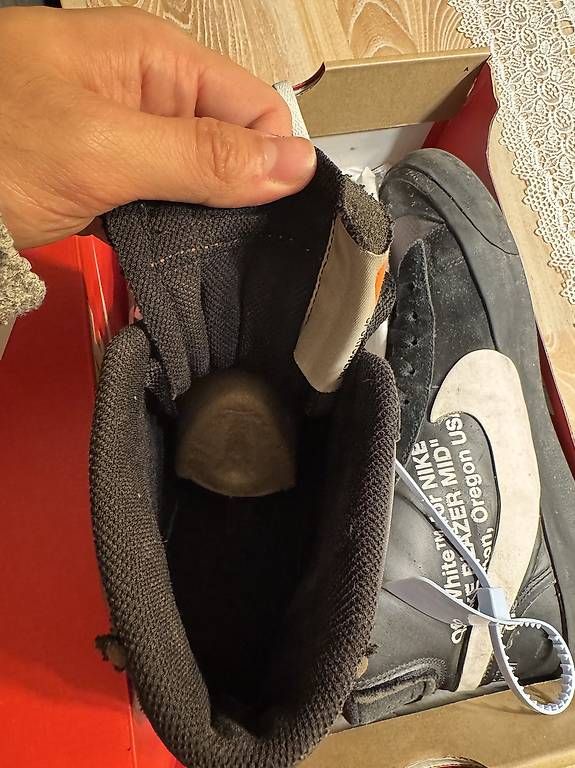 Herrenschuhe: Nike x Off-White The Ten Blazer Mid Black – Gebraucht aus Meilen von DavideL02 2