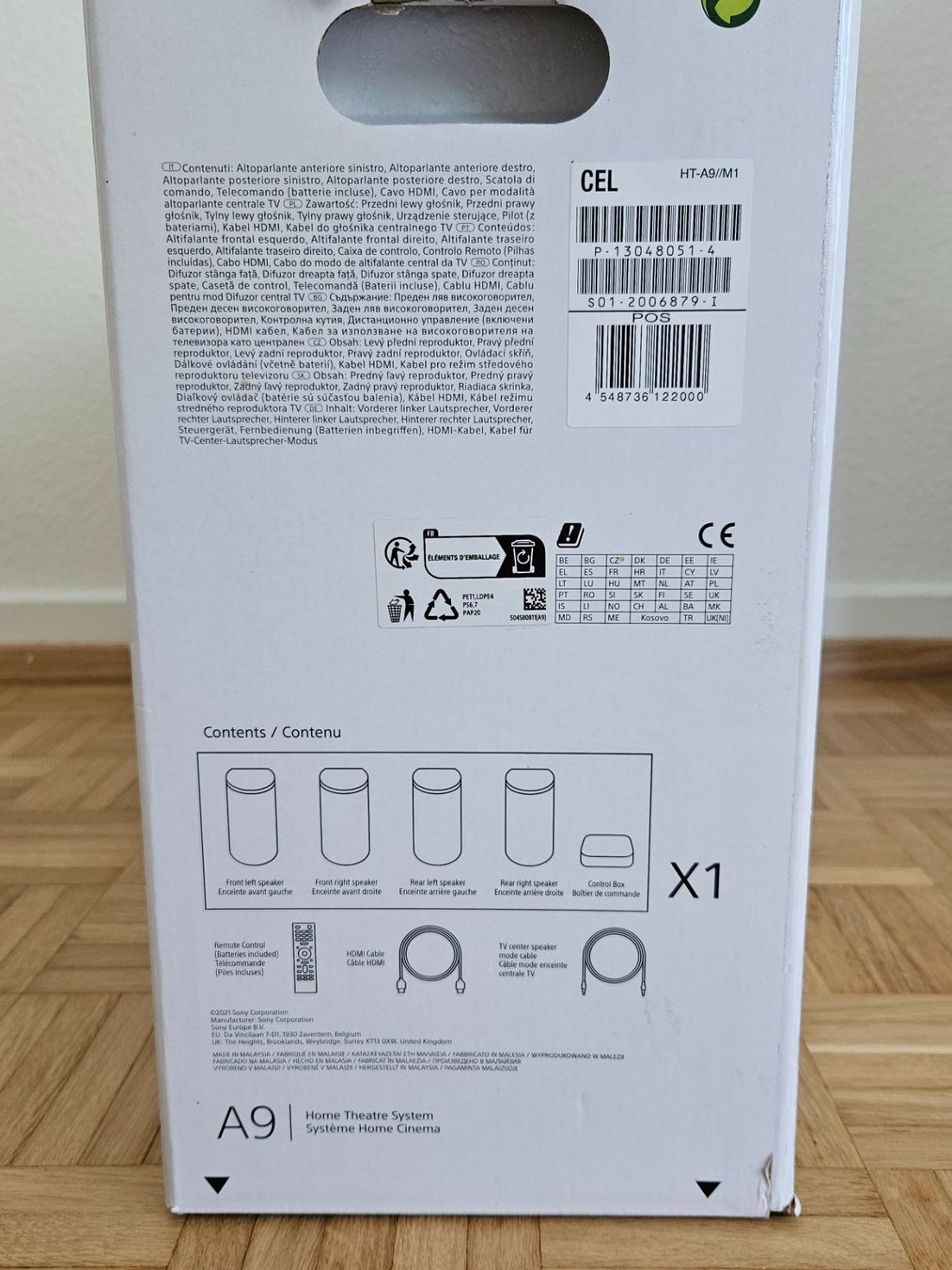 Sony Heimkino: Sony HT-A9 Heimkino-System 360 Spatial Sound Mapping, top! – Gebraucht aus Zürich von Mme.Sora 4