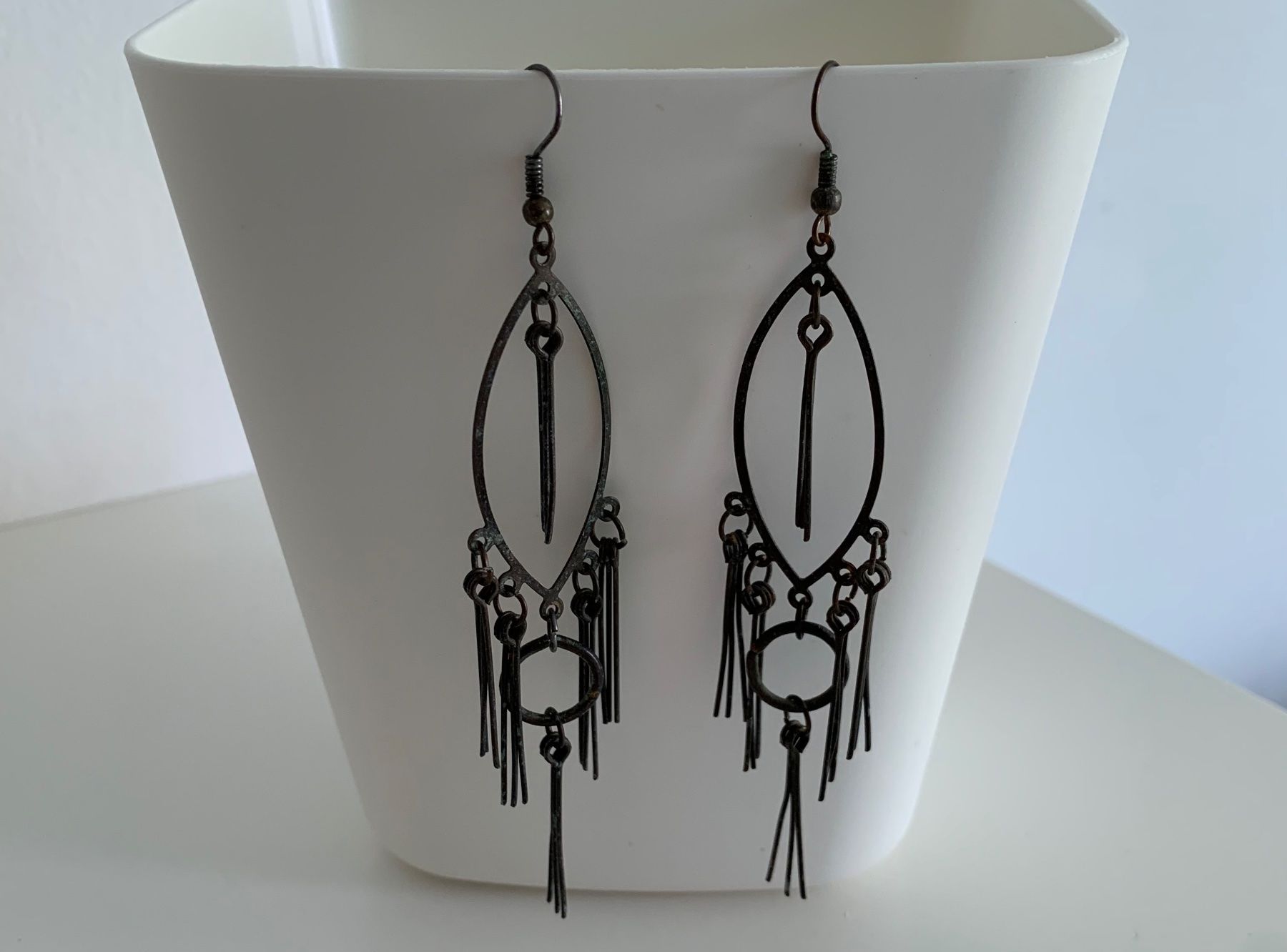 Boucles d'oreille: Hakenohrringe zum Statement/Boho Chic Look - Schnäppchen! – D'occasion à Basel par cat_sq5m 1