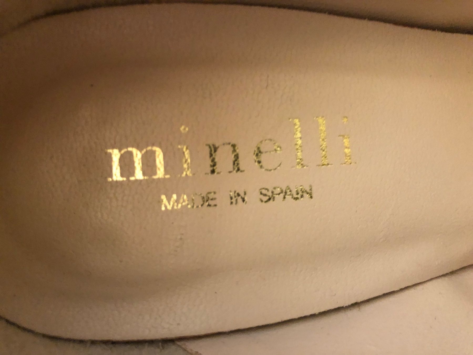 Scarpe da donna: Beige Leder High Heels, Minelli, Gr. 35 – Usato da Langnau am Albis venduto da snla_scc9 2