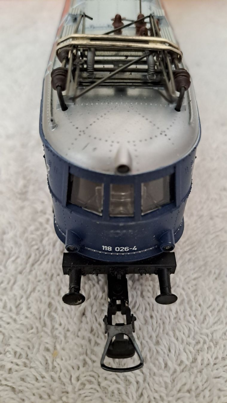 Rivarossi Modelleisenbahnen: Rivarossi DB E Lok BR 118 H0 GL/9 – Gebraucht aus Winterthur von Riebeli333 3
