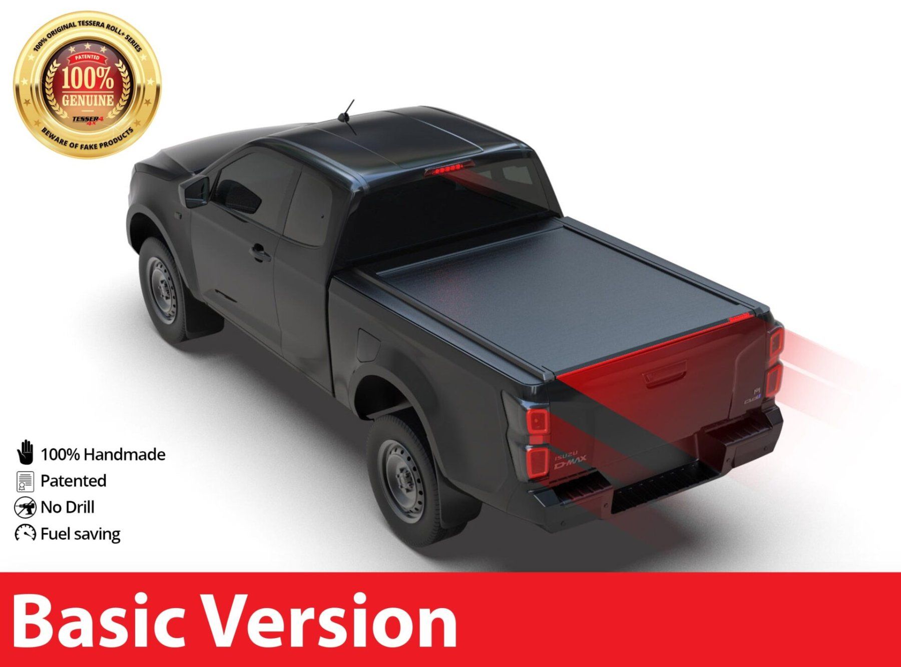 Isuzu Tutti i ricambio: Tessera Roll+ Laderaumabdeckung ISUZU D-Max S/C Ext.kab. 21+ – Nuovo e nell'imballaggio originale da Aeschlen venduto da Tesser4x4Schweiz