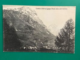 Cortina gegen Punta nera und Antelao