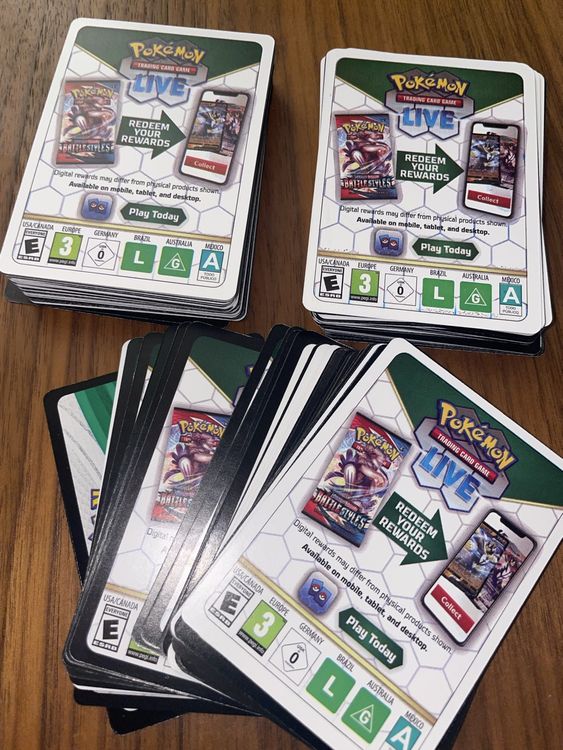 139x Pokemon TCG Online Codes (div. Set) (Neu (gemäss Beschreibung)) in ...
