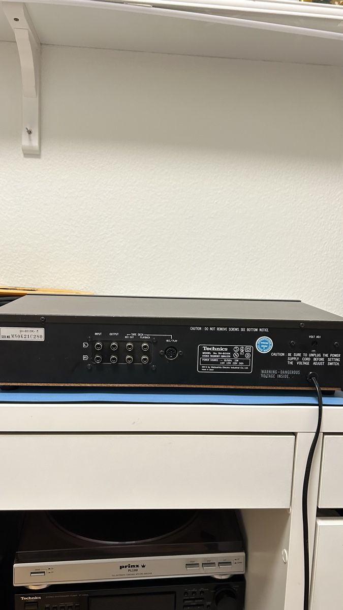 Technics Equalizer: Technics SH-8010K Stereo Frequency Equalizer 🎼💿🔊 – Gebraucht aus Pratteln von andi1977 5