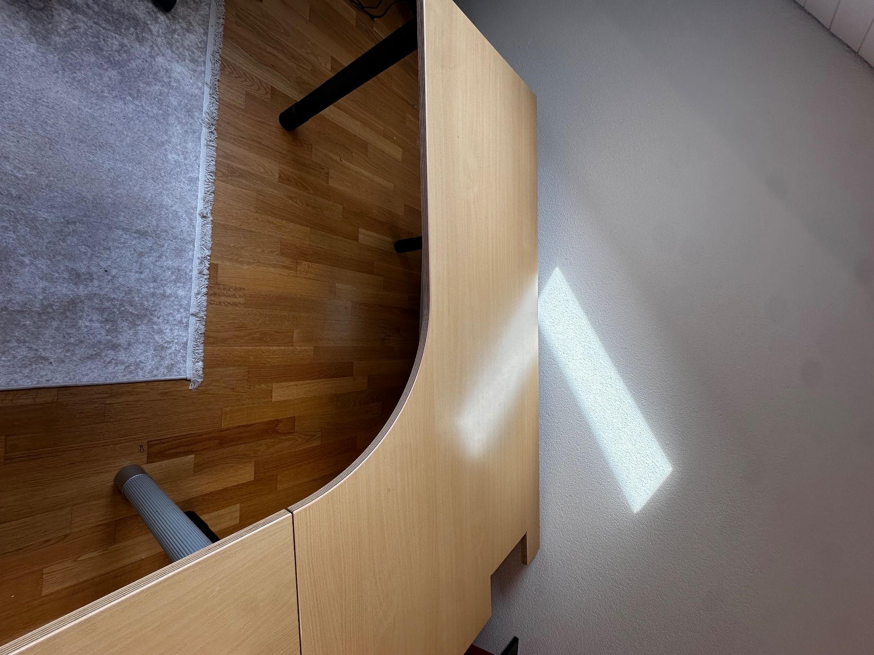 Bureaux: Corner desk light wood L-shape used condition – D'occasion à Bern par ald_rmf7 6