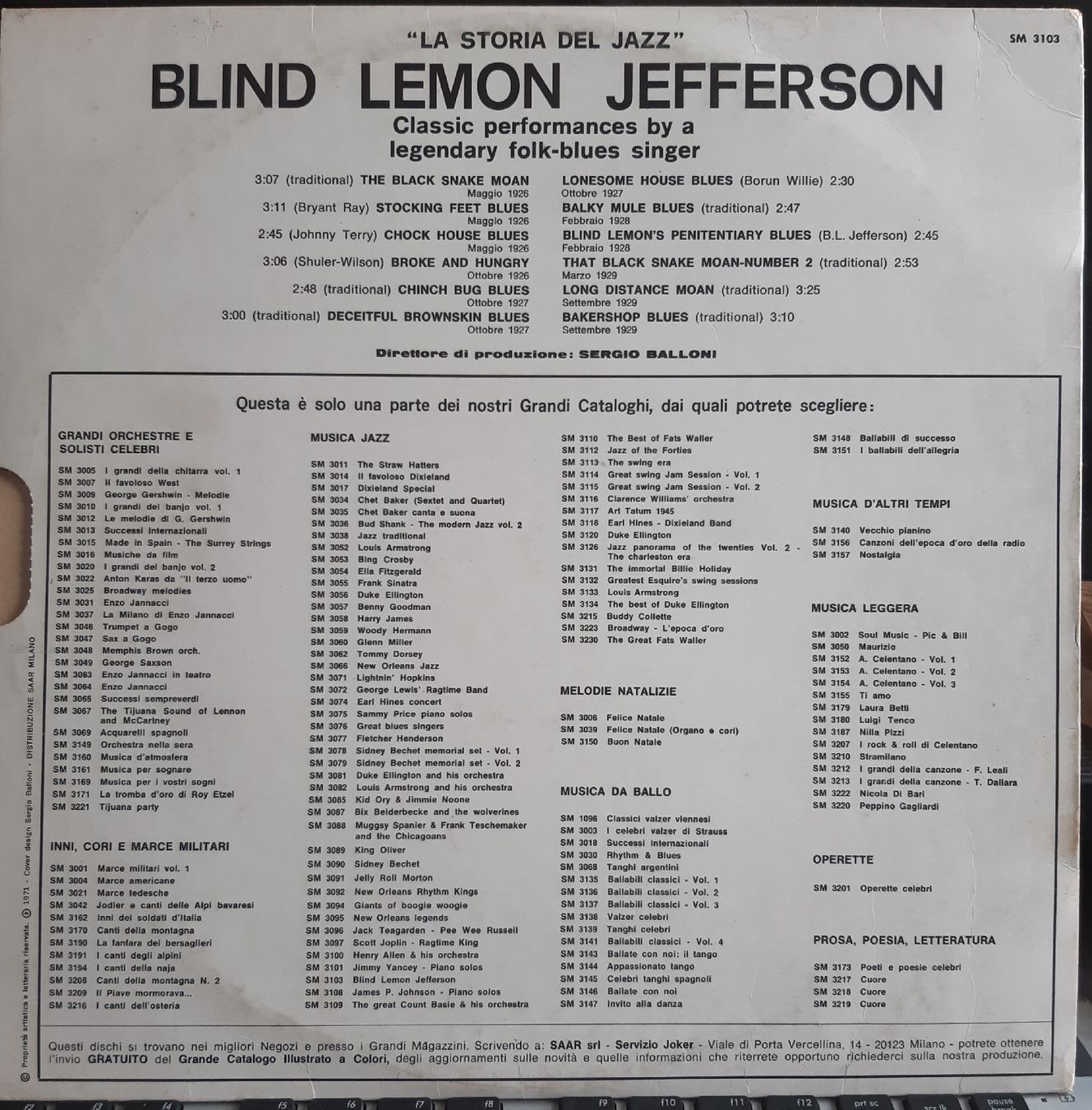 Schallplatten: BLIND LEMON JEFFERSON: Same – Gebraucht aus Frick von kyb_yq8h 1