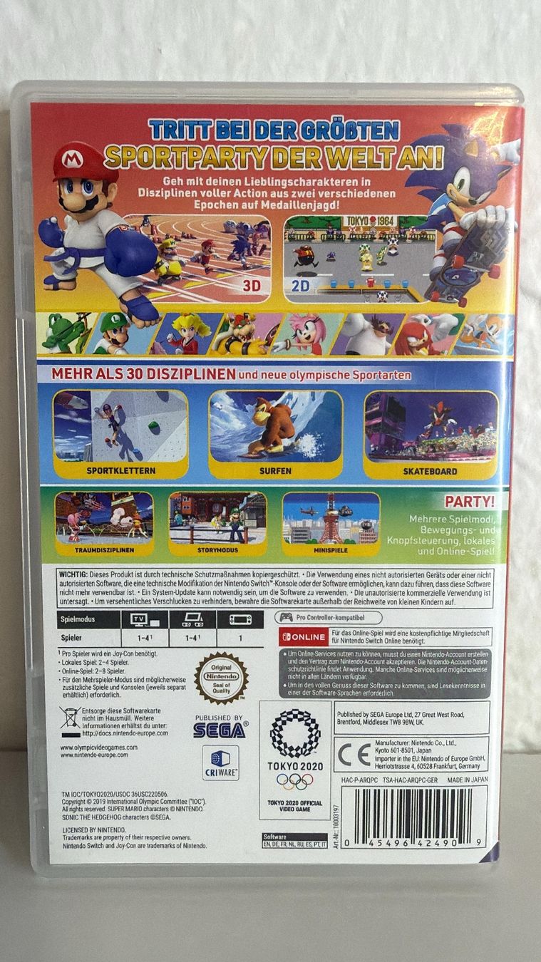 Giochi: Mario & Sonic Olympische Spiele 2020 Switch, Top! – Usato da Ehrendingen venduto da lax21 1