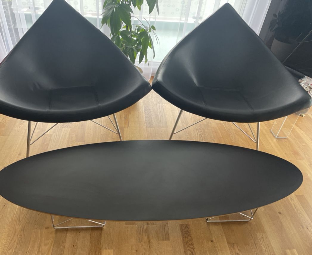 Sessel: 2 Designer-Sessel Stühle und Couchtisch Replik – Gebraucht aus Niedergösgen von wlo_wdm2 5