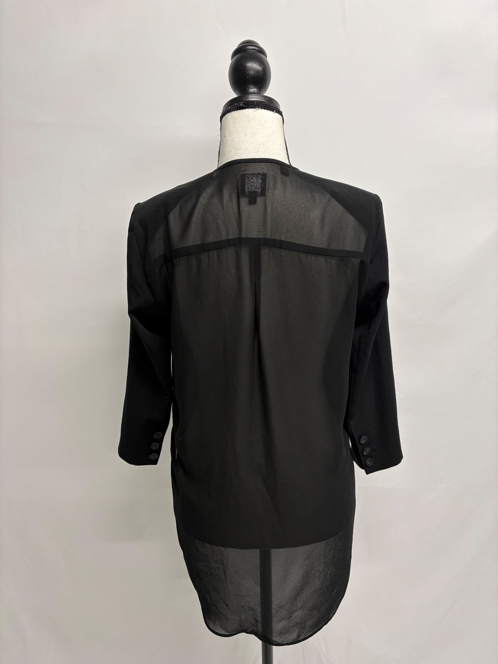 Guess Giacche: Guess Schwarzer Blazer kurz 36 transparent – Nuovo (secondo la descrizione) da Regensdorf venduto da secondchancefashion 4